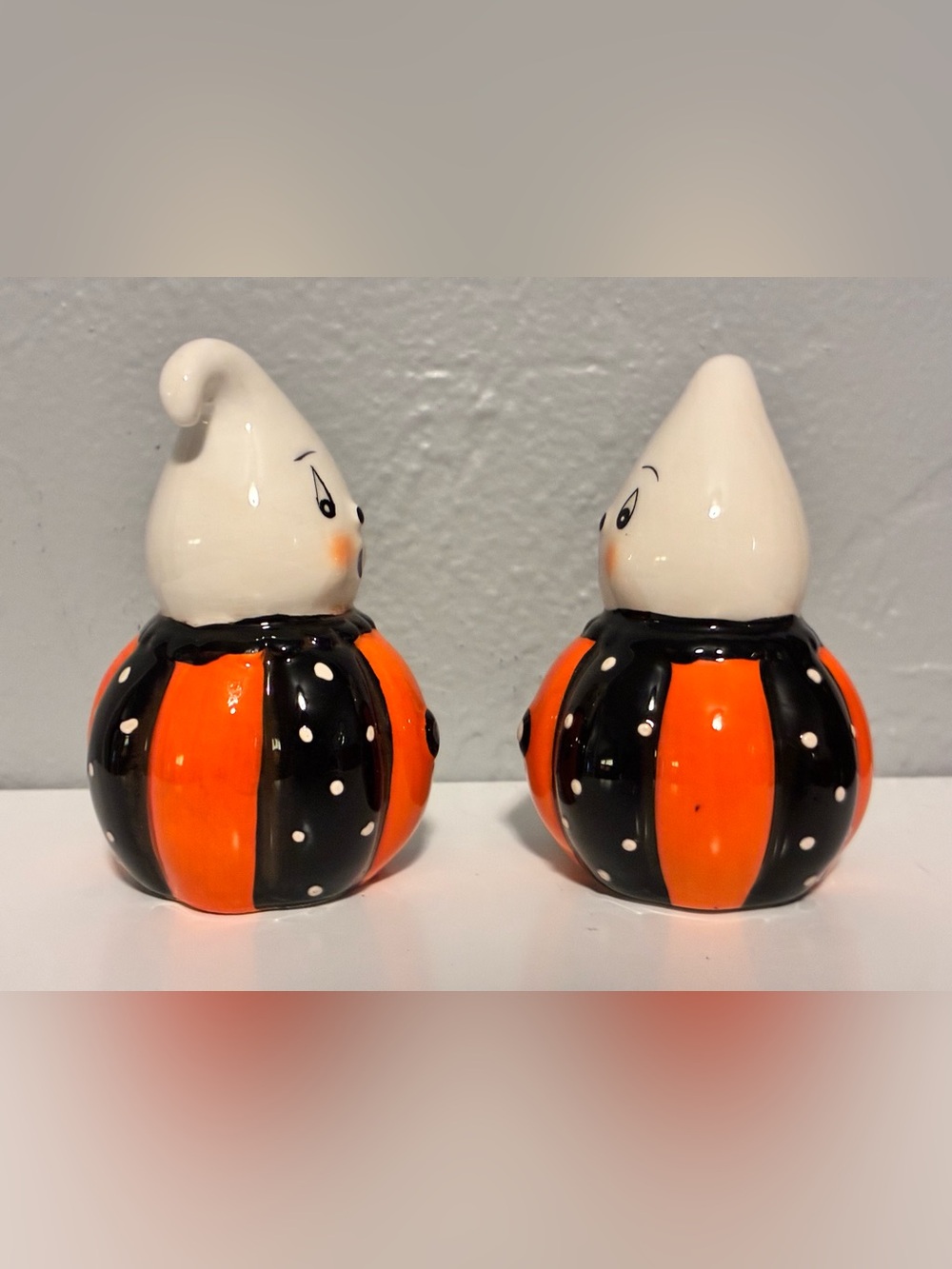 Johanna Parker Halloween Ghost Salt and Pepper Shakers - Picture 2 of 6